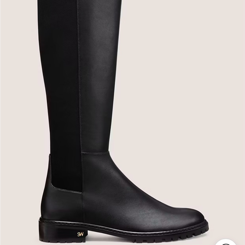 Stuart Weitzman City Knee High Boot, Size 9, Black, NWT